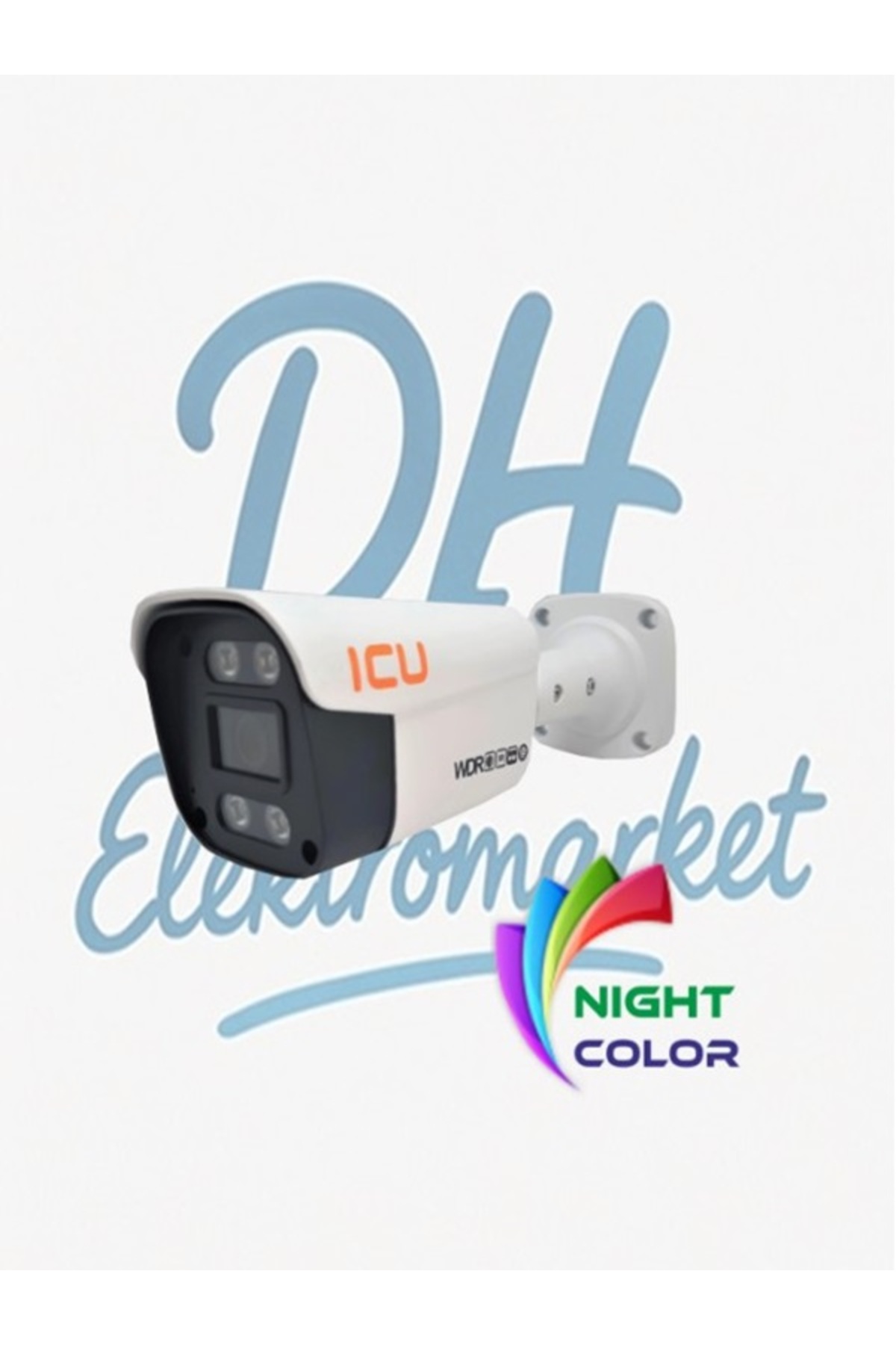 Beylerbeyi Icu 2404W4 HD5MP 3.6 5mp Warm LED Ahd Bullet Night Color Kamera