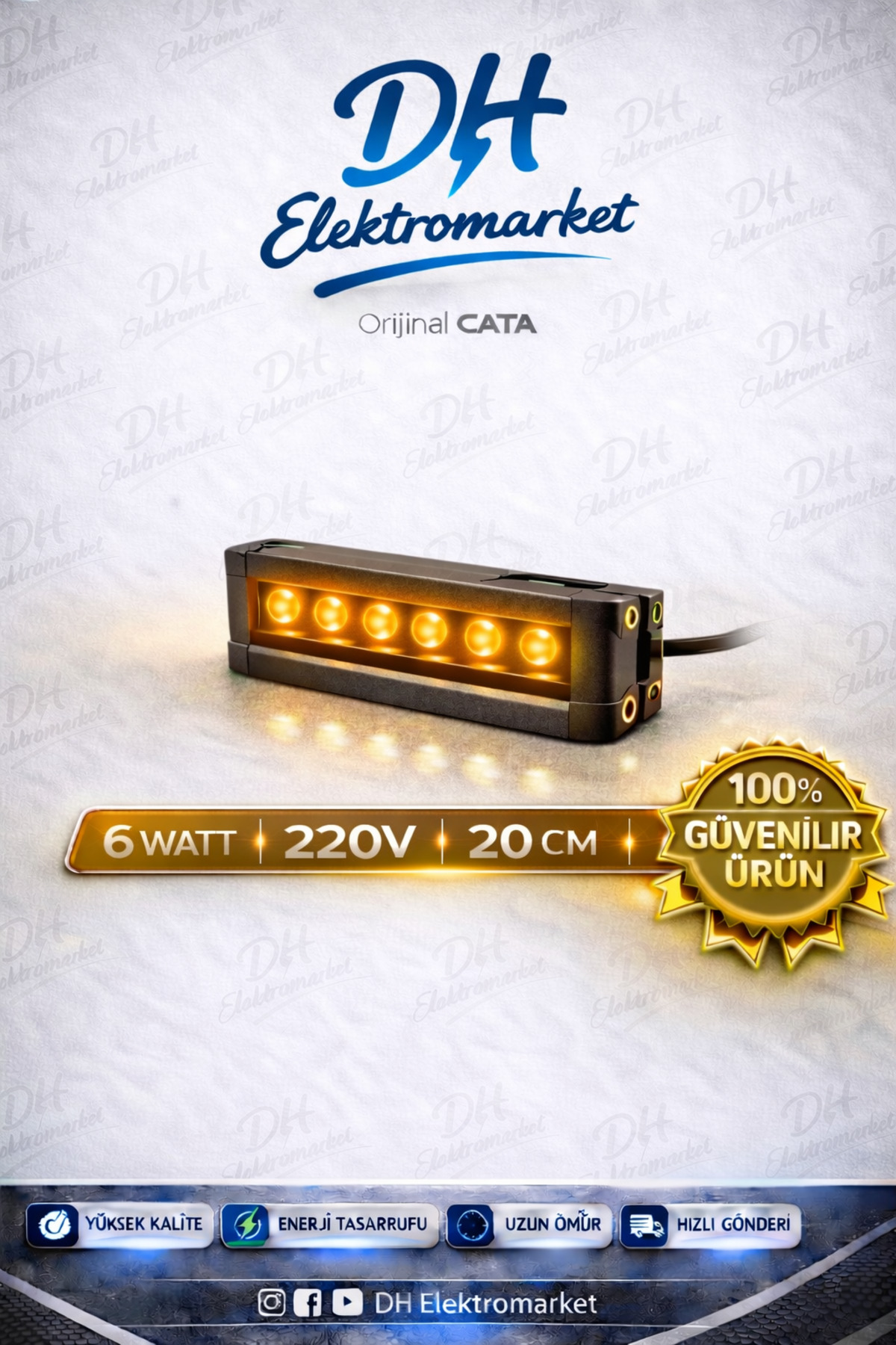 CATA LED Wallwasher Dış Cephe Duvar Aydınlatma Serisi (IP65)