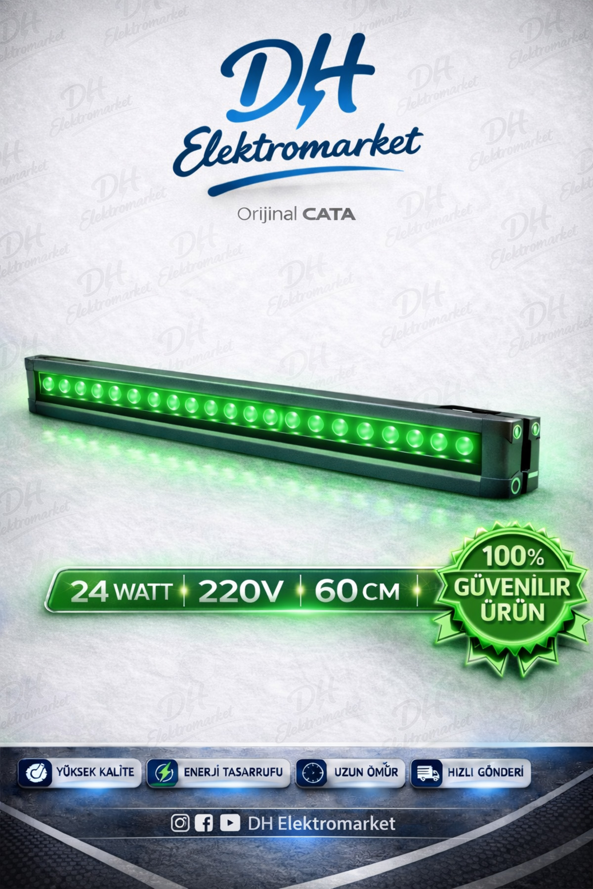 CATA LED Wallwasher Dış Cephe Duvar Aydınlatma Serisi (IP65)