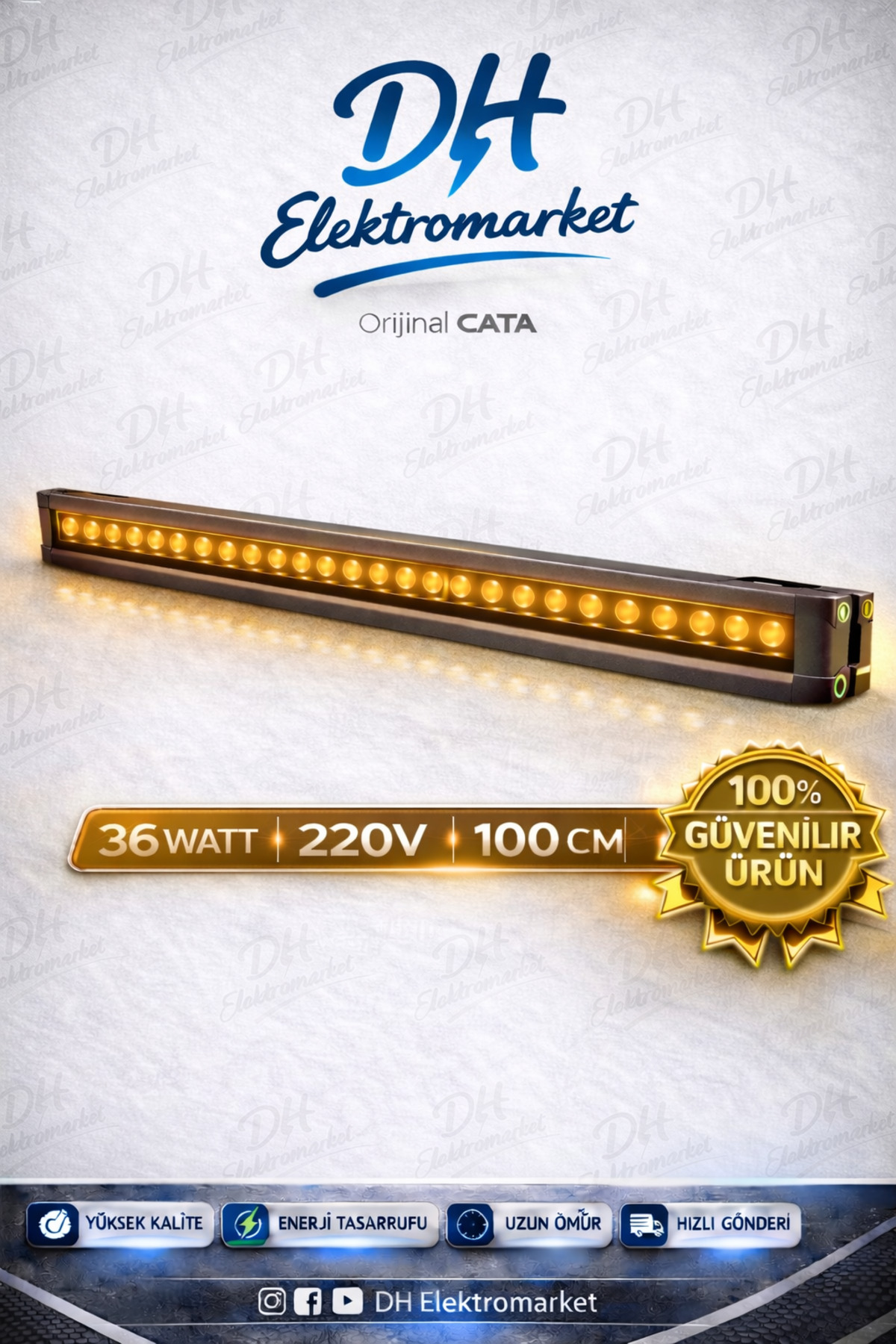 CATA LED Wallwasher Dış Cephe Duvar Aydınlatma Serisi (IP65)