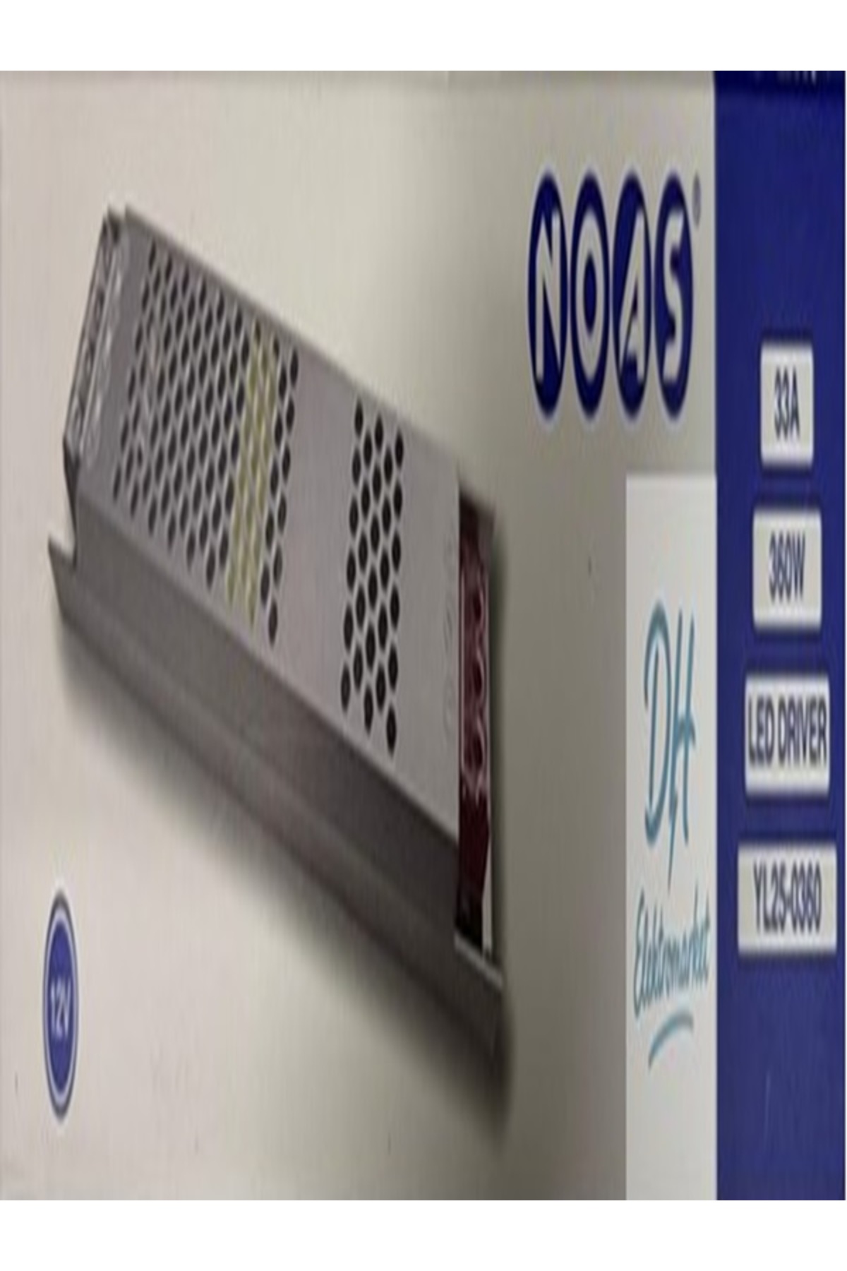 Led Trafosu Süper Slim Kasa 12V/30A 360W
