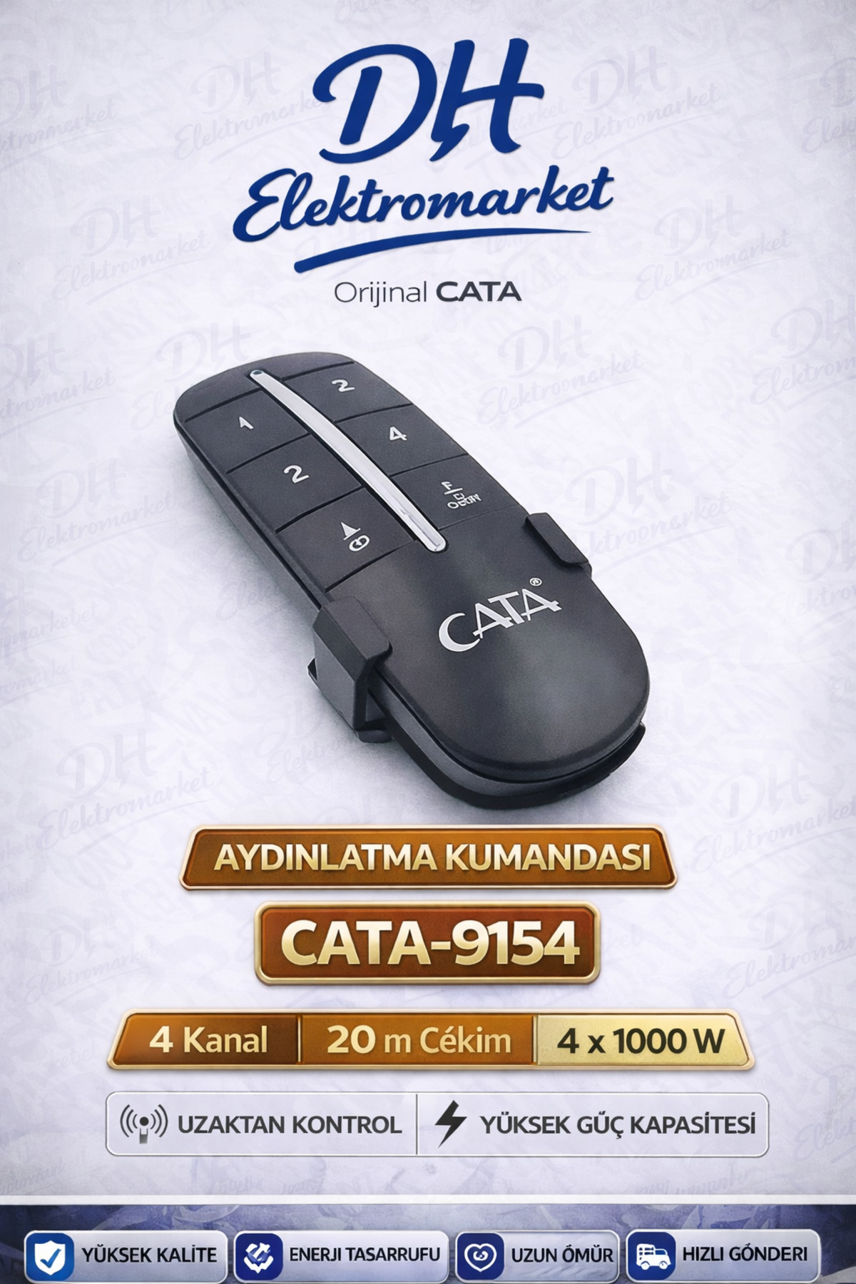 CATA CT-9154 4 Kanal Aydınlatma Kumandası