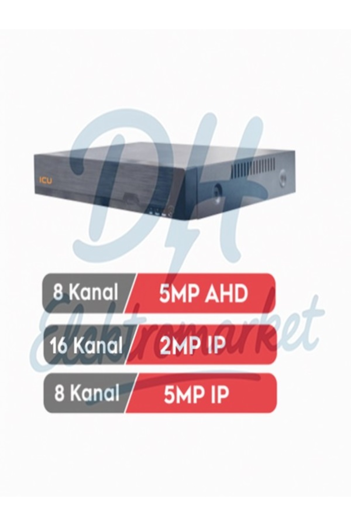 IC HD 5MN8-1XM D(8 LÜ KAYIT CİHAZI)